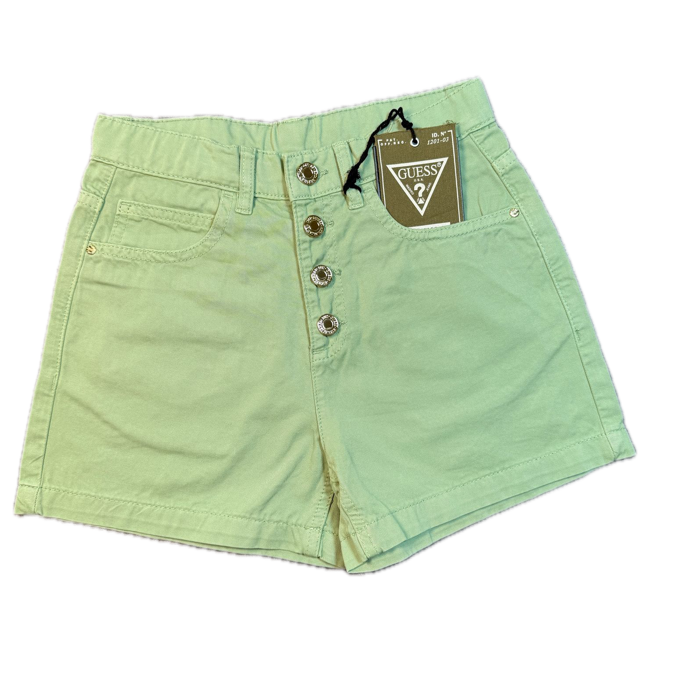 GUESS Mädchen Shorts mit Zierknöpfen