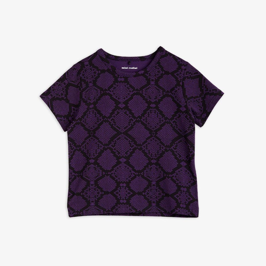 Mini Rodini T-Shirt – Snake Print in Lila