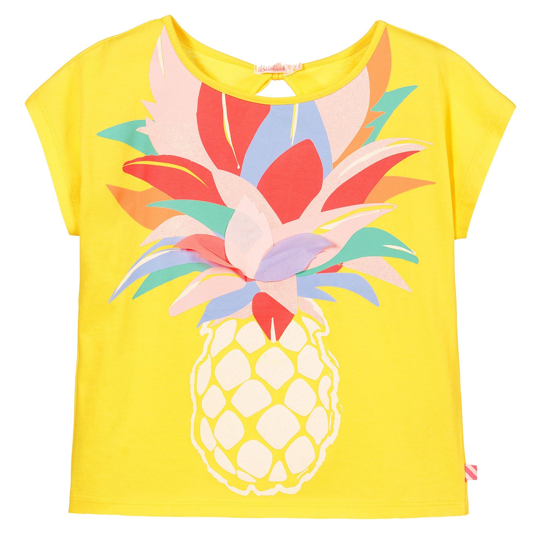 T-Shirt mit Ananas-Print – Mädchen | Gelb